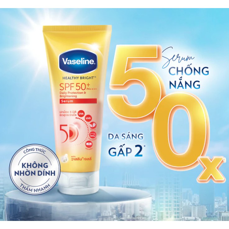 Combo Dưỡng Thể Vaseline ngày đêm Chống Nắng & Nâng Tông gấp 4 lần (300ml)