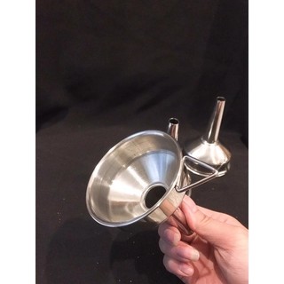 Phễu Inox Đường Kính 10cm - 14cm Miệng Rộng Để Rót Dầu/ Rượu/ Mật Ong Tiện Dụng Cho Nhà Bếp