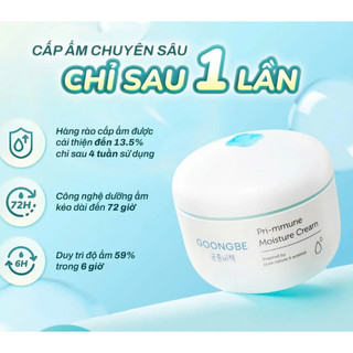 ( Quà Tặng là ĐỤC LỖ núm ti size NGẪU NHIÊN ) Kem dưỡng ẩm Goongbe Pri-mmune Moisture Cream