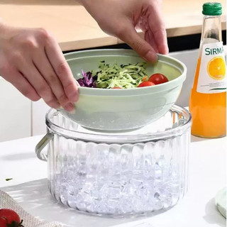 Bộ Bát Ướp Rượu Làm Lạnh Rượu, Bát Đựng Salad, Hải Sản Siêu Tiện Lợi Trong Gia Đình