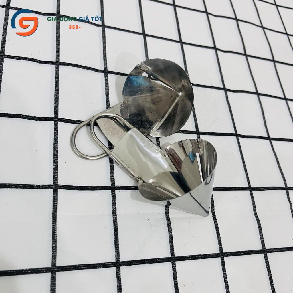 Dụng cụ tỉa hoa cà rốt, khuôn tạo hình hoa rau củ bằng inox, làm hoa trang trí món ăn