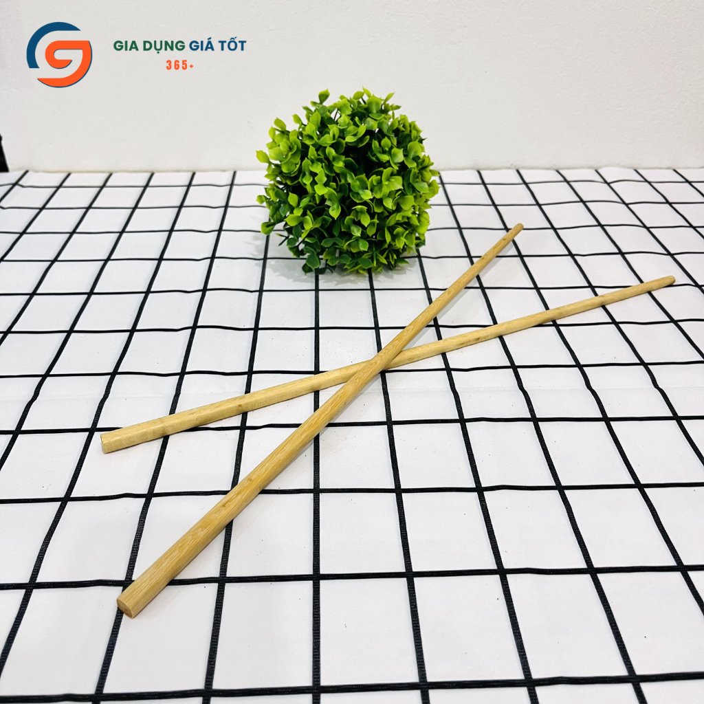Đũa gỗ xào thức ăn dài 39cm, đũa nấu bếp, gắp đồ ăn chống nóng tay