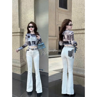 QCL1 Tổng hợp các mẫu quần jeans loe siêu tôn dáng, xịn sò