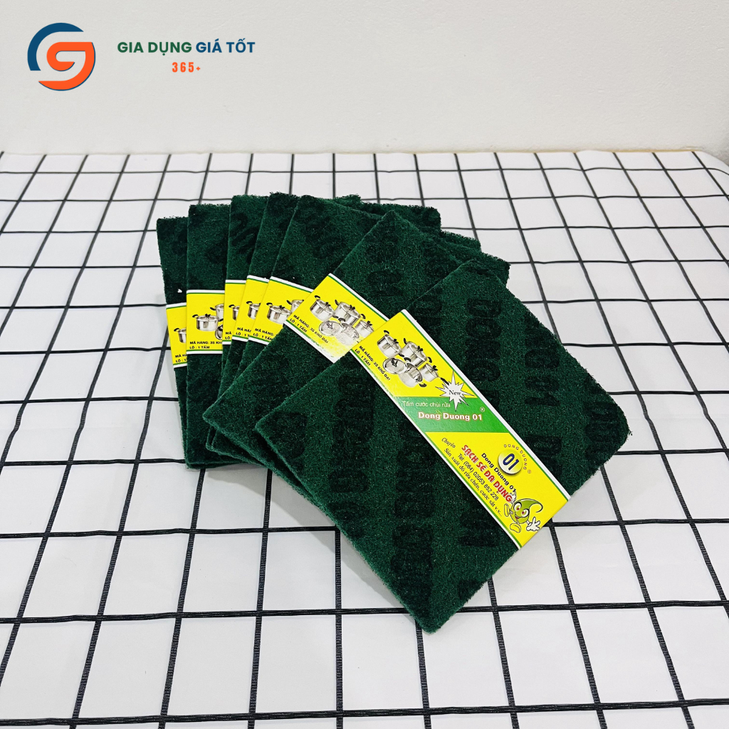 Miếng rửa chén cước xanh chà xoong nồi đa năng