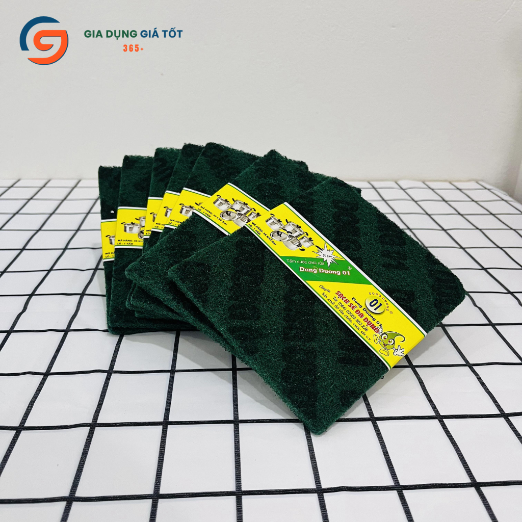 Miếng rửa chén cước xanh chà xoong nồi đa năng