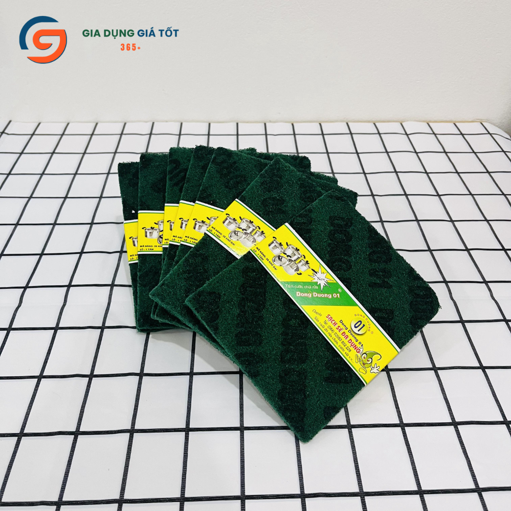 Miếng rửa chén cước xanh chà xoong nồi đa năng