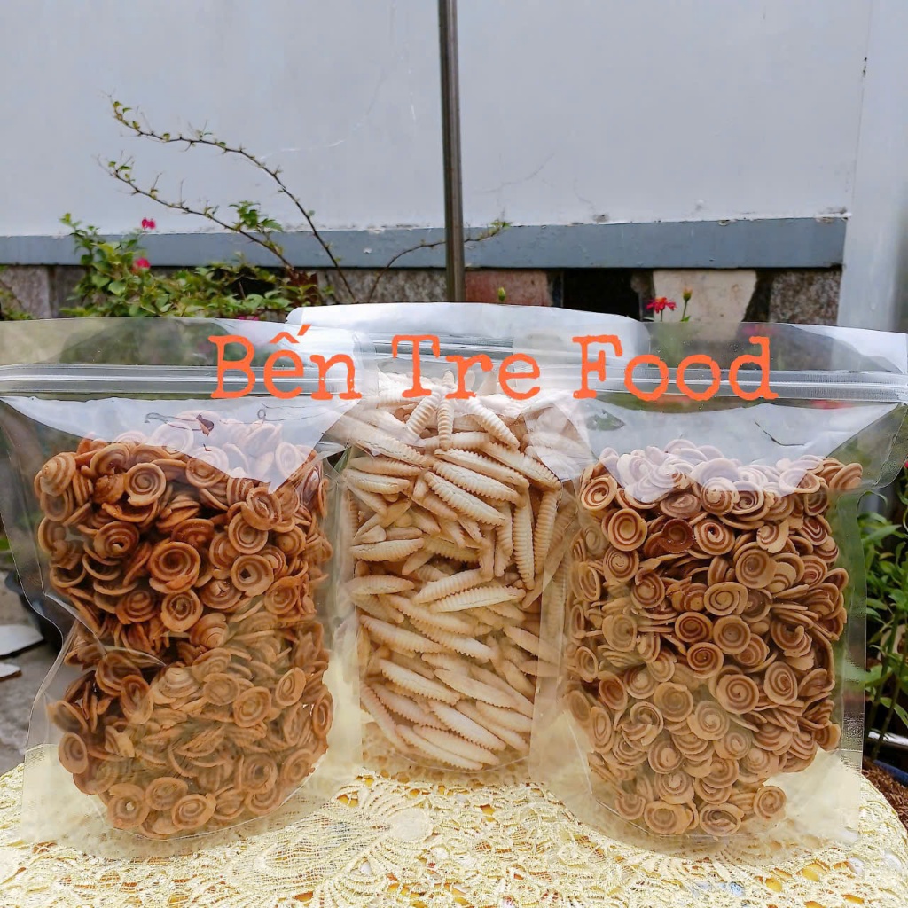 {95K/ KG} Combo 1kg Bánh tai nhí mix vị truyền thống và tỏi ớt