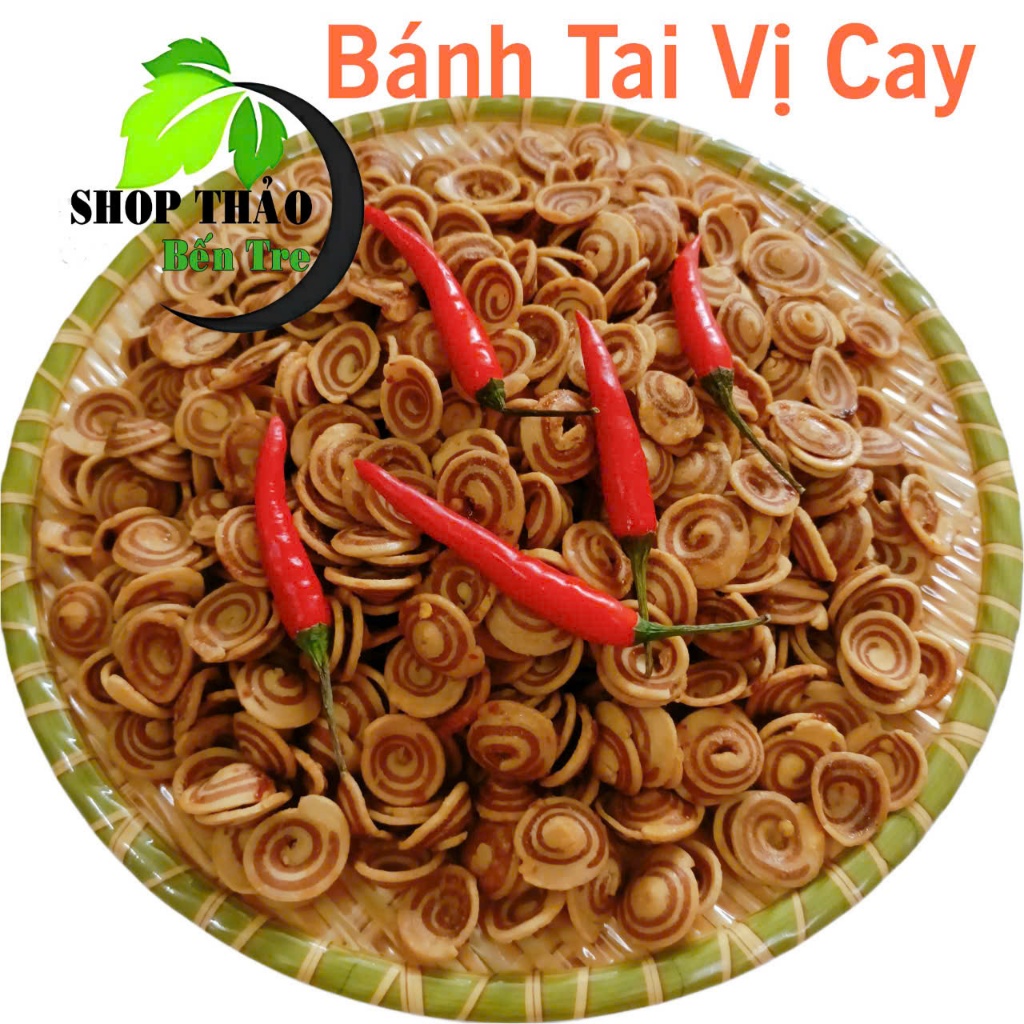 {95K/ KG} Combo 1kg Bánh tai nhí mix vị truyền thống và tỏi ớt