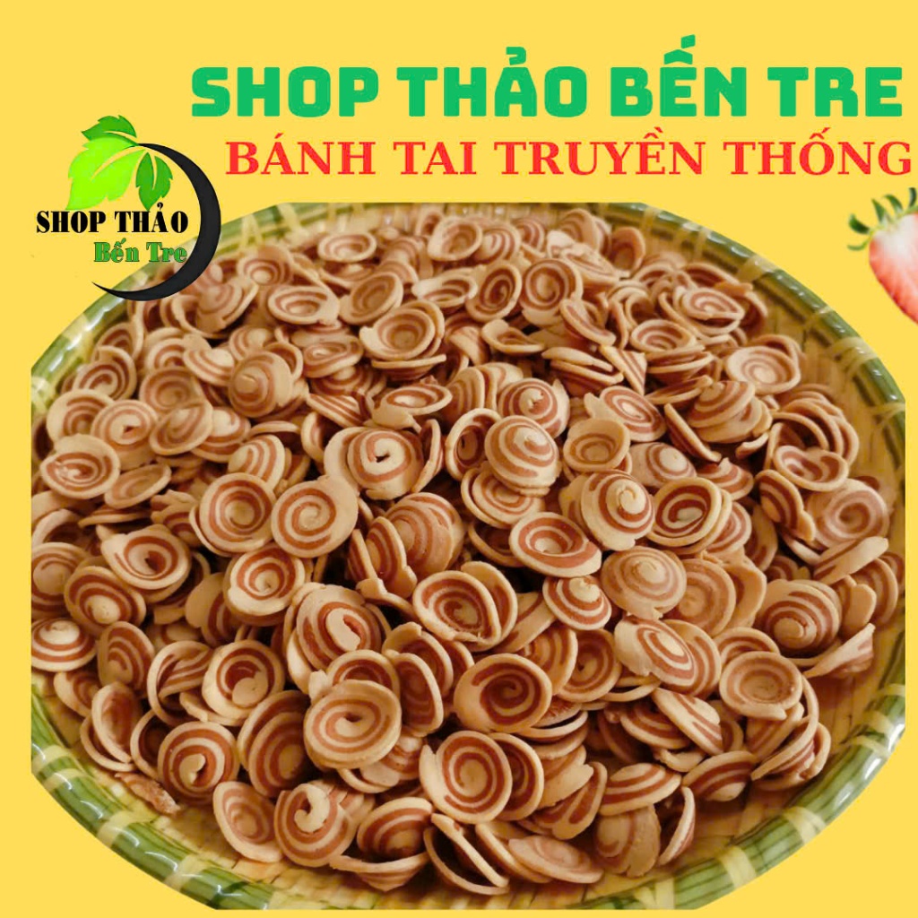 {95K/ KG} Combo 1kg Bánh tai nhí mix vị truyền thống và tỏi ớt