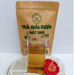 Túi 50 gói trà giải rượu mát gan Bảo khang, hổ trợ giải độc gan,lợi tiểu,nóng trong người