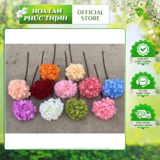 Hoa Giả Hoa Cẩm Tú Cầu 63cm , bông Size Đại 20cm Sang Trọng, Bền Đẹp Trang Trí Nhà Cửa
