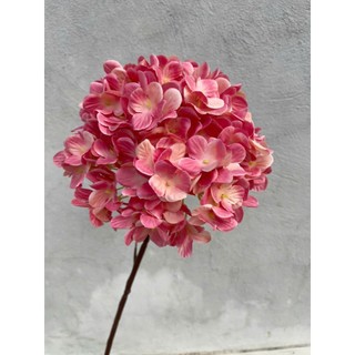 Hoa Giả Hoa Cẩm Tú Cầu 63cm , bông Size Đại 20cm Sang Trọng, Bền Đẹp Trang Trí Nhà Cửa