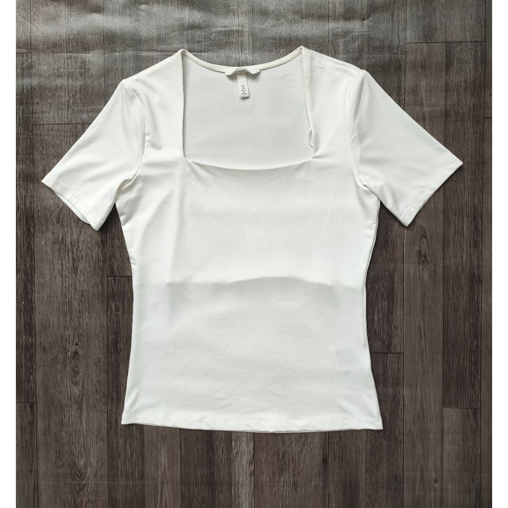 (BomoHouse) Áo thun 2 lớp ngực cổ vuông, cổ tròn Hat Mo* bigsize - dư xịn