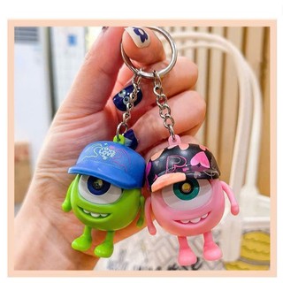 Móc Khóa nhân vật Mike Wazowski,Móc khóa tình nhân I Love You, Có Đèn LED và Âm Thanh Làm Quà Tặng