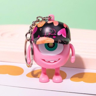 Móc Khóa nhân vật Mike Wazowski,Móc khóa tình nhân I Love You, Có Đèn LED và Âm Thanh Làm Quà Tặng