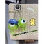 Móc Khóa tình nhân hình nhân vật Mike Wazowski, Phát âm thanh I Love You, Có Đèn LED, Làm Quà Tặng