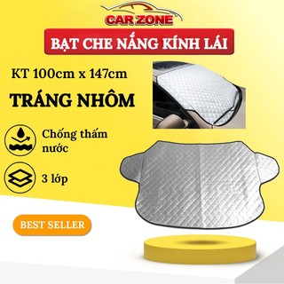 Bạt Che Nắng Kính Lái Ô Tô, Tấm Che Nắng Ô Tô 3 Lớp Tráng Bạc - Chống Nóng Cách Nhiệt Hiệu Quả VERSION 2