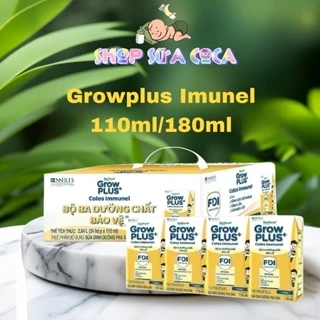 Thùng 24 hộp sữa pha sẵn sữa non Growplus Colos Immunel 110ml/180ml Nutifood Sweden Imunel