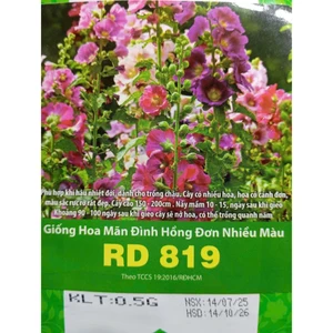 HẠT GIỐNG HOA MÃN ĐÌNH HỒNG ĐƠN NHIỀU MÀU RD 819 - CHÍNH HÃNG RẠNG ĐÔNG ( DATE MỚI NHẤT)