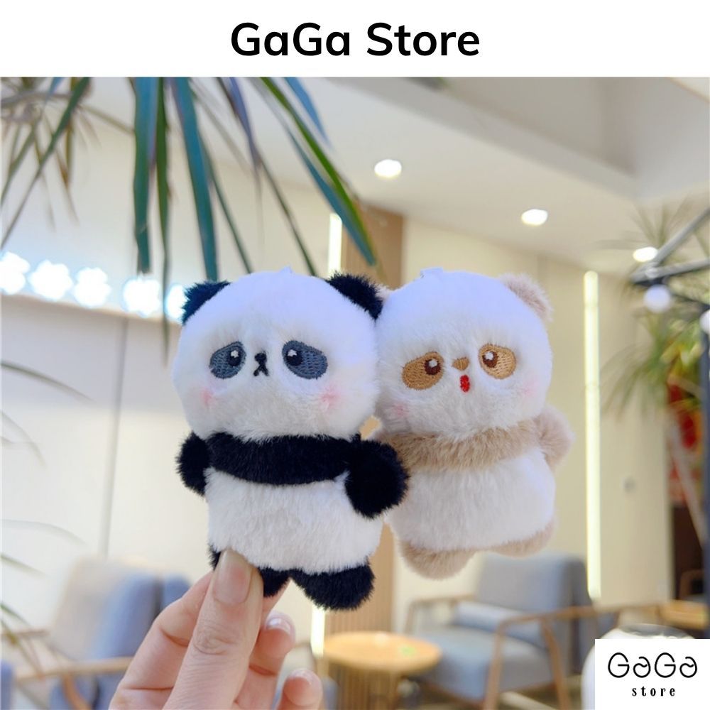 Móc khóa gấu trúc panda treo balo,treo túi thú nhồi bông dễ thương móc chìa khóa xe PKM084 gagastore