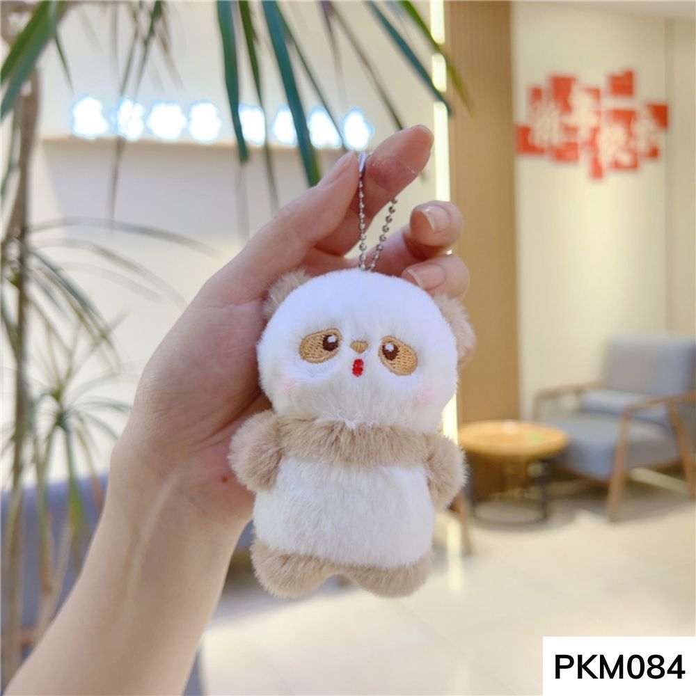 Móc khóa gấu trúc panda treo balo,treo túi thú nhồi bông dễ thương móc chìa khóa xe PKM084 gagastore