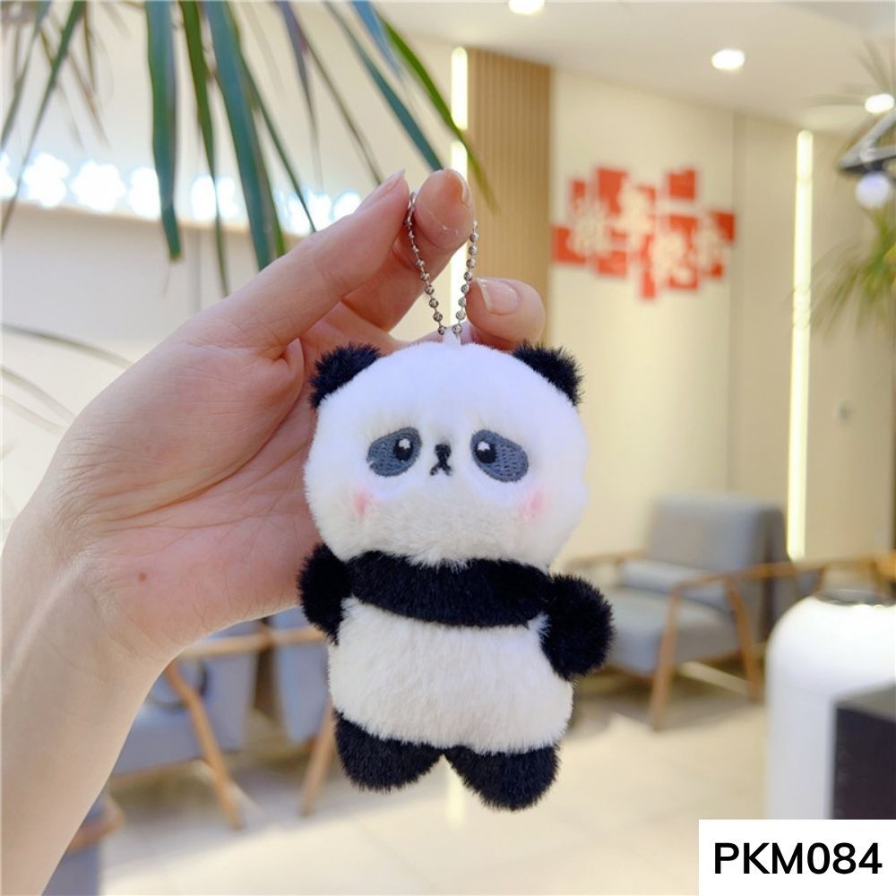Móc khóa gấu trúc panda treo balo,treo túi thú nhồi bông dễ thương móc chìa khóa xe PKM084 gagastore