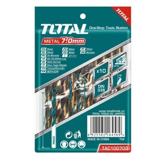 Mũi khoan Sắt TOTAL đủ size, rắn chắc bền đẹp, sử dụng cho tất cả các máy, Bh 12 tháng Kouritsu Official Store