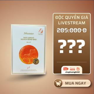 Mặt Nạ Cá Hồi JM Solution Salmon Hàn Quốc – Dưỡng Ẩm, Căng Bóng, Phục Hồi (5 miếng)- MP1086