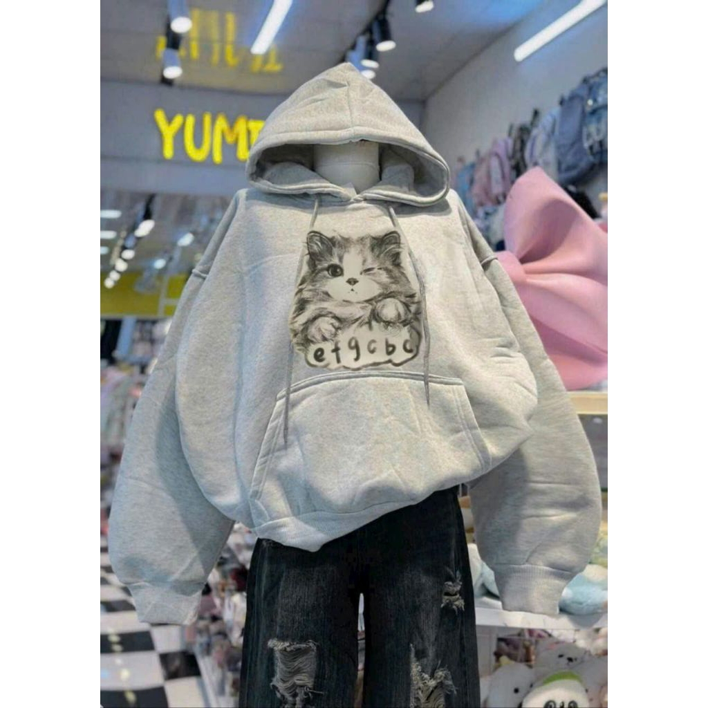 HD mèo efgcbc Xám T