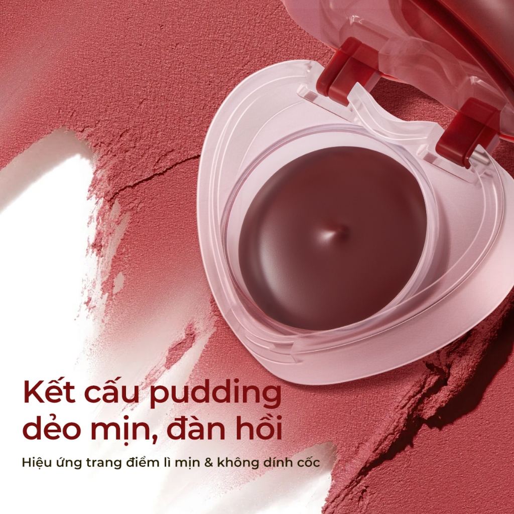 SON KEM Li SACELADY DẠNG HŨ PUDDING DỄ TÁN ĐỀU KHÔNG DÍNH CỐC 4.3g