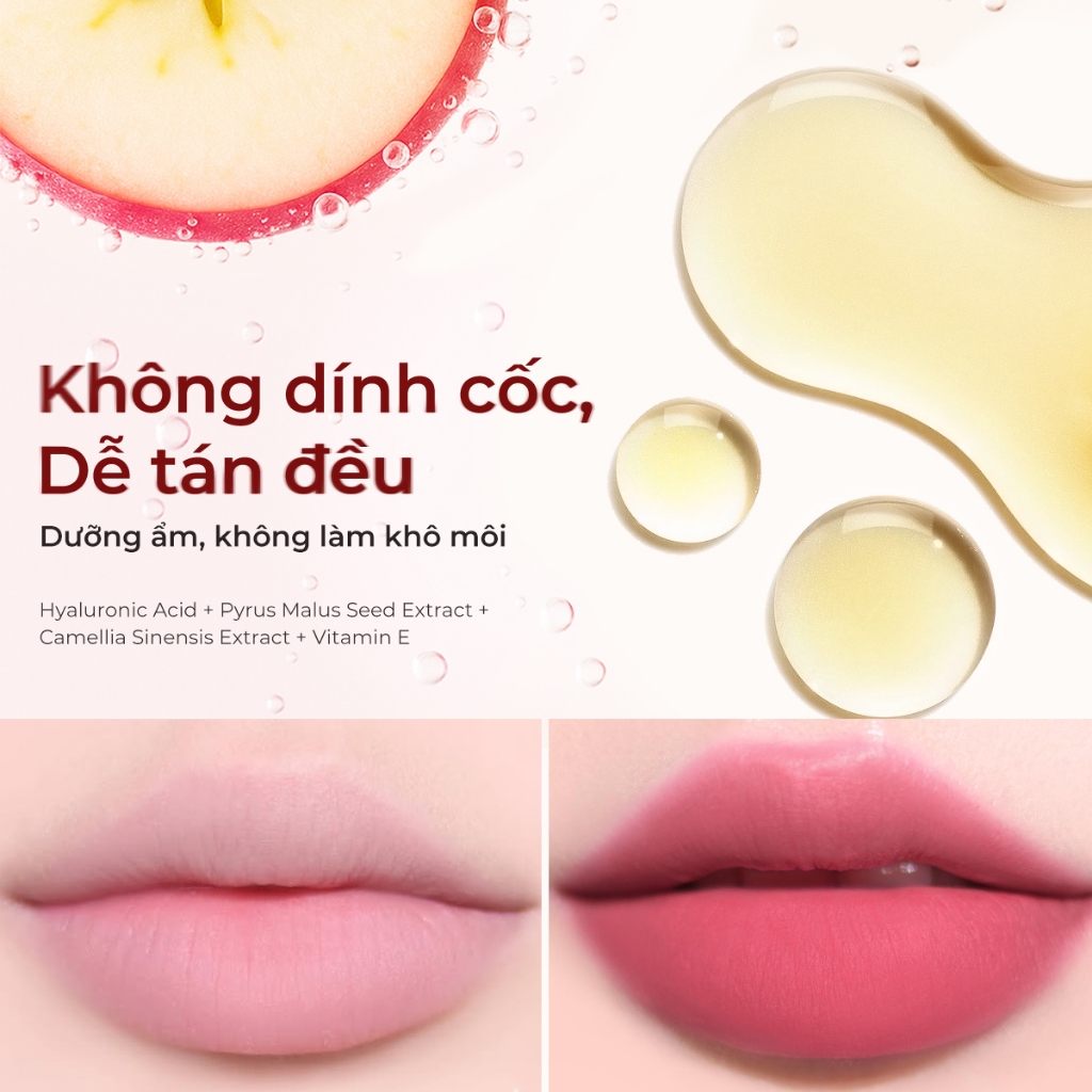 SON KEM Li SACELADY DẠNG HŨ PUDDING DỄ TÁN ĐỀU KHÔNG DÍNH CỐC 4.3g