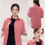 Áo unisex basic phối khoác ngoài bigsize Áo sơ mi cộc tay nam nữ form rộng oversize chất nhung tăm dày T1061G