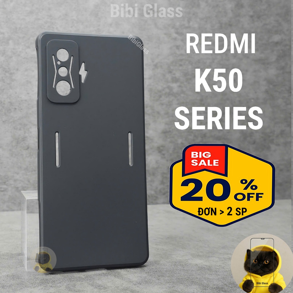 Ốp lưng Redmi K50 Pro / Ultra cạnh vuông bảo vệ camera nhựa dẻo Vỏ bao lưng điện thoại