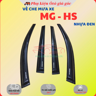 Vè che mưa xe MG HS 2021 - HIỆN NAY Nhựa Đen Thái cao cấp, dày dặn, sáng bóng