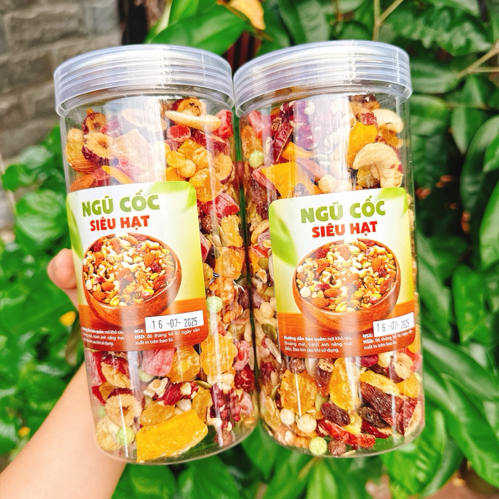 Ngũ Cốc siêu hạt Trái Cây dẽo viên - hộp 500gr