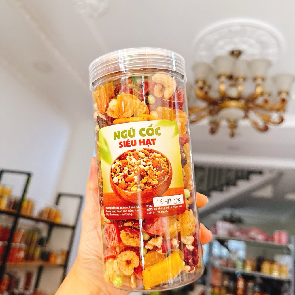 Ngũ Cốc siêu hạt Trái Cây dẽo viên - hộp 500gr