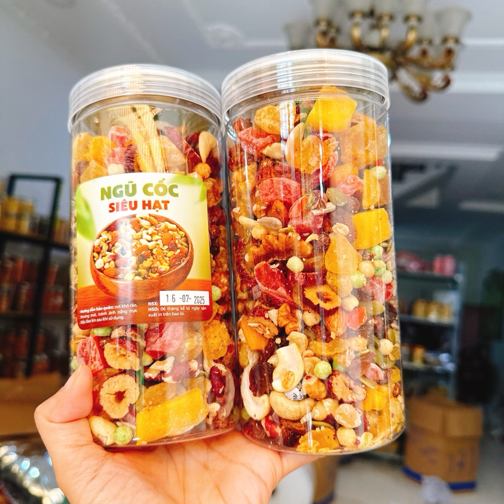 Ngũ Cốc siêu hạt Trái Cây dẽo viên - hộp 500gr