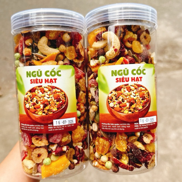 Ngũ Cốc siêu hạt Trái Cây dẽo viên - hộp 500gr