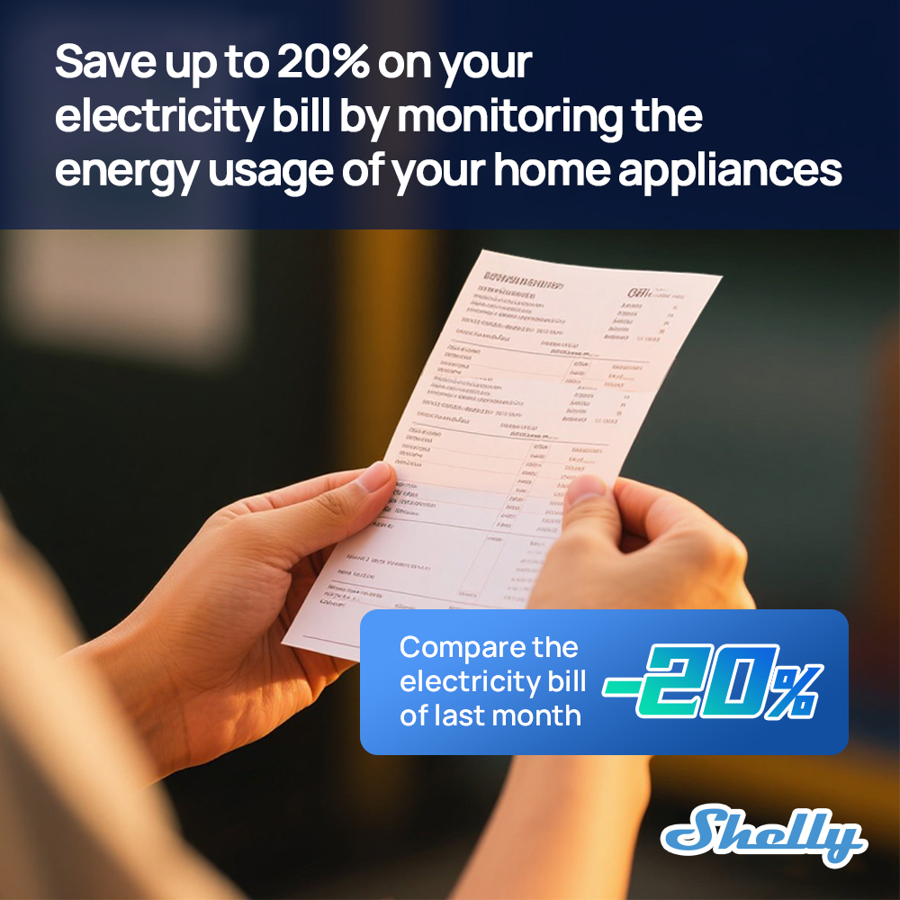 Shelly Plus 1PM Smart Home WiFi Relay Switch Kiểm soát và Đo lường mức tiêu thụ điện năng