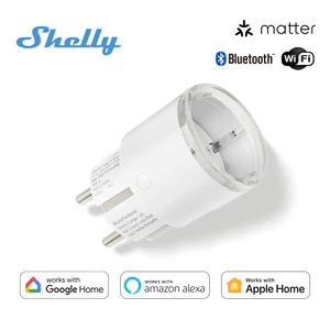 Ổ cắm thông minh WiFi Shelly Plug S Gen3 đo điện tiêu thụ điều khiển từ xa qua điện thoại tiết kiệm điện
