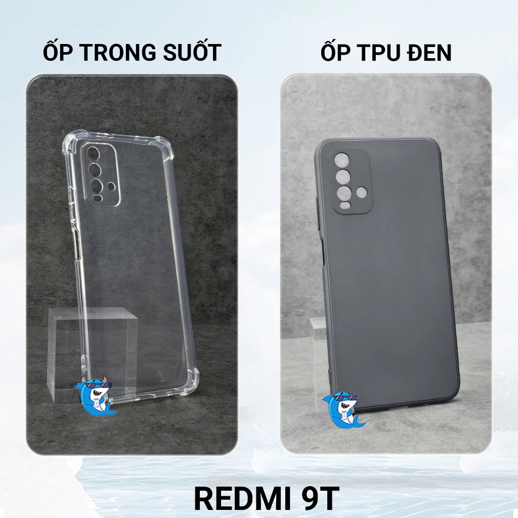 Ốp lưng Redmi 9A, 9T, 9 cạnh vuông bảo vệ cam nhựa tpu đen cao cấp điện thoại xiaomi bibi