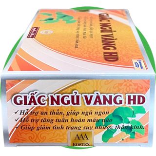 Giấc Ngủ Vàng HD Cam - Rostex - Hải Dương - Vitamin Phục Hồi