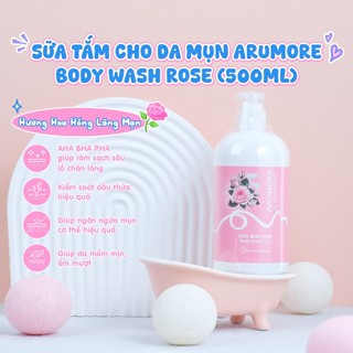 Sữa Tắm Arumore AHA BHA PHA Body Wash Hàn Quốc 500ml