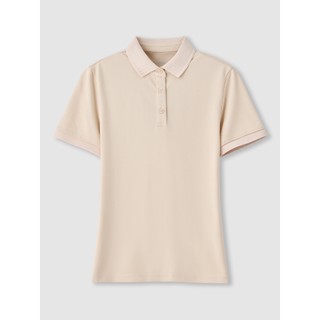 Áo polo nữ cơ bản dáng suông YODY cotton hiệu ứng mắt chim co giãn thấm hút tốt WCPO25S066