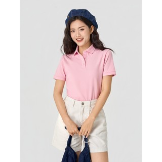 Áo polo nữ cơ bản dáng suông YODY cotton hiệu ứng mắt chim co giãn thấm hút tốt WCPO25S066