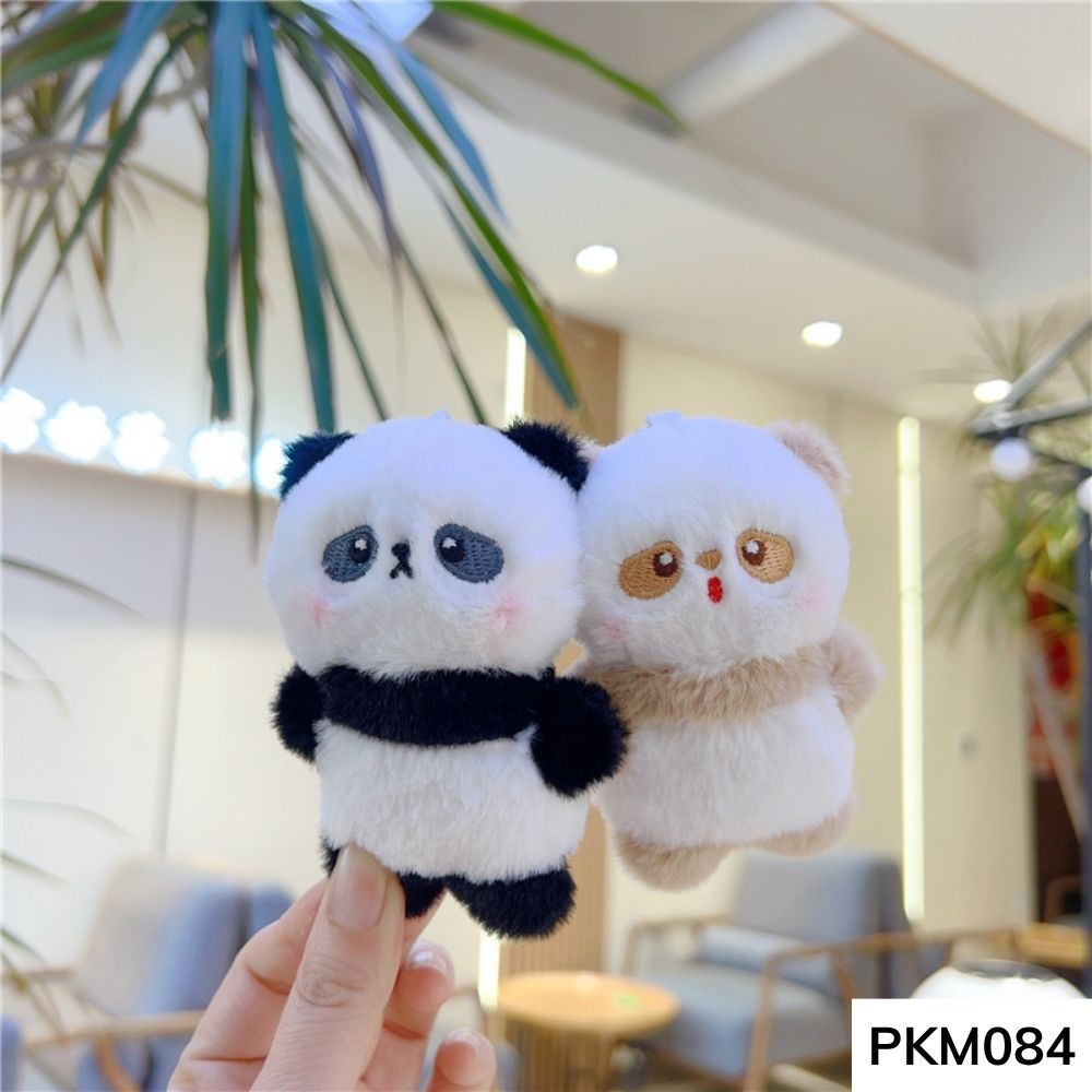 Móc khóa gấu trúc panda treo balo,treo túi thú nhồi bông dễ thương móc chìa khóa xe PKM084 gagastore