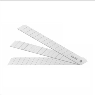 Bộ 10 lưỡi dao TOTAL THT5190901 kích thước 9x80mm cắt giấy rọc băng keo thùng hàng bìa carton, Bh 6 tháng