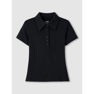 [SALE OFF] Áo polo nữ nẹp bốn cúc YODY vải mềm mại co giãn 4 chiều WCPO25S106