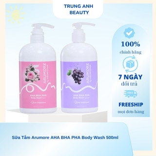 Sữa Tắm Arumore AHA BHA PHA Body Wash Hàn Quốc 500ml
