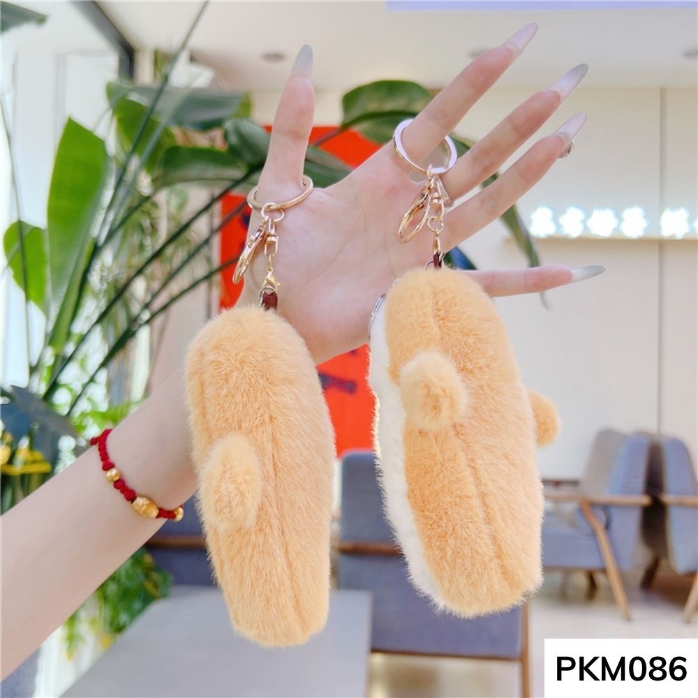 Móc khóa bánh mì cute trang trí balo , túi xách , phụ kiện quà tặng , quà lưu niệm dễ thương PKM086 gagastore